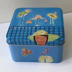 Fossil vintage watch box or trinket box